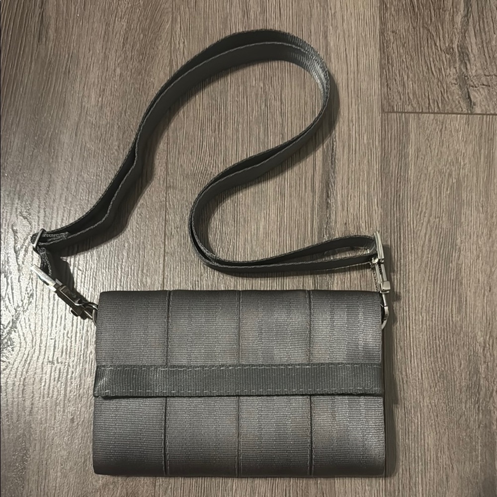 Harveys Black Crossbody Bag with Adjustable Strap